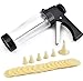 CHSEEO Pistola para Decoración de Tartas y Galletas, Prensa para Galletas Pistola Reposteria Maquina de Pastas Moldes para Galletas Jeringa con Discos y Boquillas #9