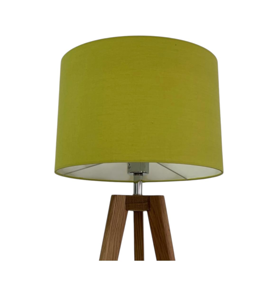 Lime Green Poly Cotton Drum Lampshade