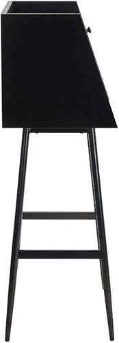 Miniatura 6 de Safavieh Inicio Xander Escritorio moderno de secretaria negro