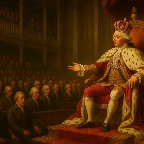The March to Independence: King George III Addresses Parliament in October 1775.