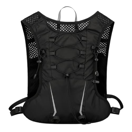 Mochila de hidratación Corriendo, Corriendo Mochila | Maratoner Race Water Bladder | Paquete de hidratación Reflectante con Correas Ajustables para Acampar en Ciclismo