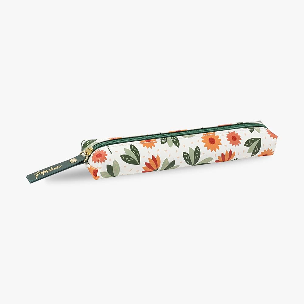 Paperchase Floral Slim Pencil Case, Stationery Supplies, Back to School