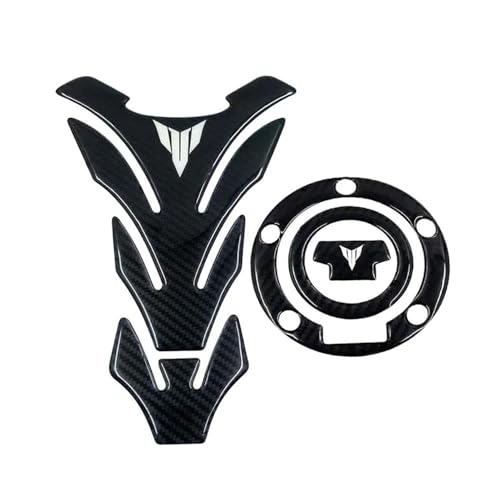 Stickers réservoir moto en fibre de carbone pour personnaliser sa MT