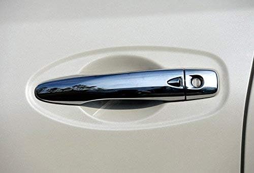 Miniatura 3 de Cubierta de manija de puerta cromada para Nissan Rogue X-Trail 2014-2019 con agujeros para llaves inteligentes