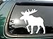 Moose- Die Cut Vinyl Window Decal/sticker for Car or Truck 4"x3"