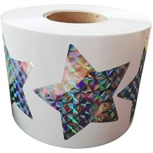 reMarkable Glitter Foil Metallic Star Stickers, 500pcs/roll