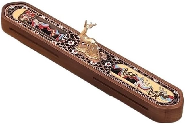 Stand High-end Enamel Incense Burner Antique-Style Tea Ceremony Incense Holder Decorative Home Accessory for Meditation