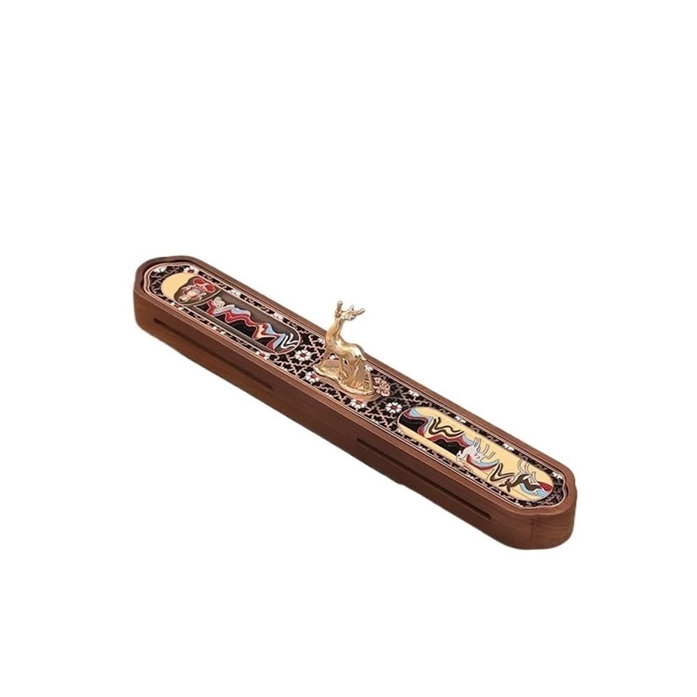 Incense Pot High-end Enamel Incense Burner Antique-style Tea Ceremony Holder Decorative Home Accessory