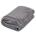Produktbild cottonlilac 70x100CM Super Soft Warm halten Flanelldecke Große einfarbige Home Sofa Bettwäsche Büro Auto Decke Home Textile - Silber & Grau
