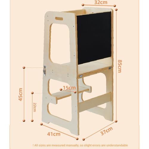 Marchepied en bois tableau noir solution hauteur cuisine - 7