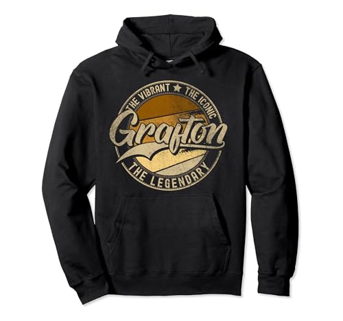 Grafton MA | Massachusetts Vintage Distressed Sudadera con Capucha
