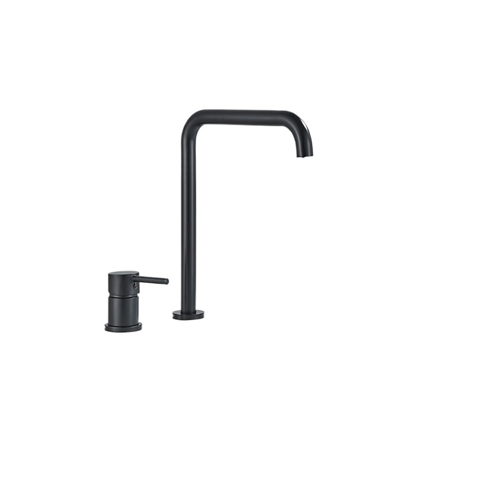 Mitigeur de cuisine noir mat pour simplifier la vaisselle