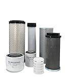HERO Maintenance Filter Kit For Yanmar VIO35-3 Compact Track Loader Filters Compatible With OEM
