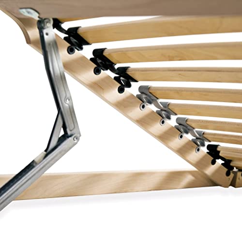 Lattenrost, Lattenrost aus Holz für Bettrahmen ohne Matratze mit 28 Latten, 7 Zonen, 70 x 200 cm – Bild 7