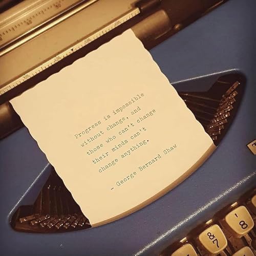 Portable Manual Typewriter Easy to Use-No Power Supply Can Legible for Notes Letters Creative Writing Writers Literary Gift