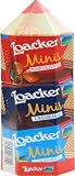 Loacker – Matita XL - Confezione Regalo a Forma di Matita Colorata – Confezione con 10 Wafer Minis con Creme in Diversi Gusti, Vaniglia, Cioccolato e Nocciole – Riutilizzabile - Confezione da 100gr