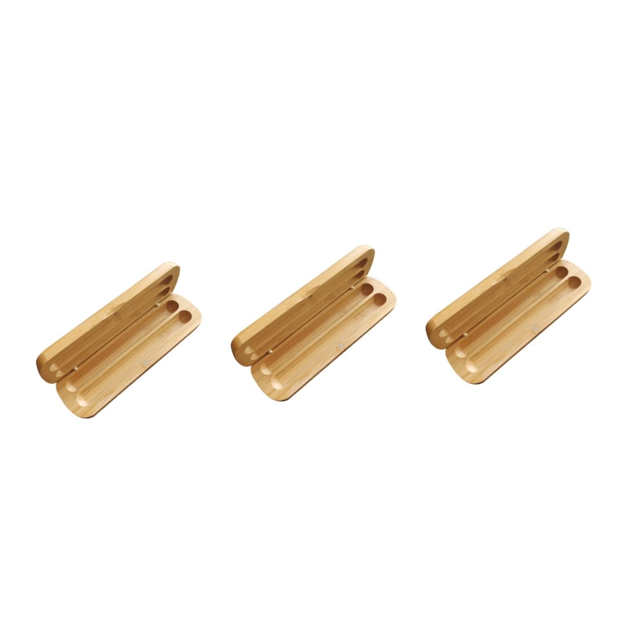 Boîtes à crayons en bois Operitacx lot de 3 pour éviter les mines cassées