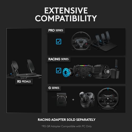 Logitech G RS Sim Racing Pedals (with 75 kg Load Cell Brake) - image 6