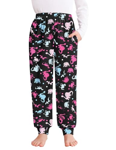 SWOMOG Unisex Kids Plaid Pajama Pants for Boys & Girls Comfy Sleepwear Bottoms Lounge Jogger PJ Pants with...