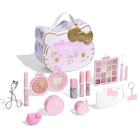 wet n wild Hello Kitty PR Box, Makeup Set with Versatile Unique looks, 2-Layered Keepsake Box, Buildable & Blendable Formulas, Cruelty-Free & Vegan Cover