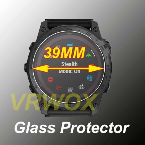 Vrwox 29MM 30 31 32 33MM 34 35 36 37 38MM [ 2-Pcs 9H Tempered Glass Screen Protector For Universal Round Smart Watch Anti-Scratch thumb #1