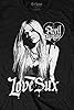 Avril Lavigne T Shirt Love Sux Logo Official Unisex Black M #2
