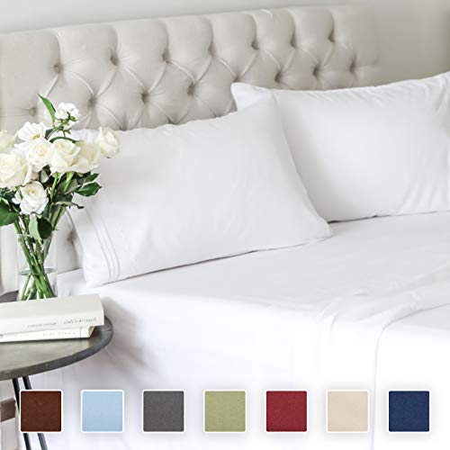 Queen Size Sheet Set - 4 Piece Set - Hotel Luxury Bed Sheets