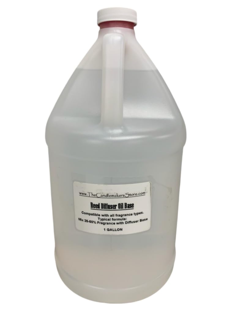 Reed Diffuser Base UnScented (8 LB - 1 Gallon Jug) transforms Fragrance and Essential Oils into Reed Diffuser Oils.