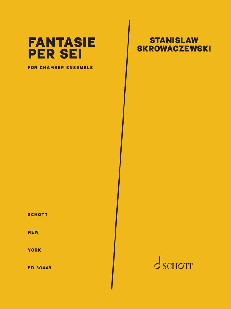 Fantasie per sei: for chamber ensemble. Oboe, Violine, Viola, Violoncello, Kontrabass, Klavier. Partitur und Stimmen.
