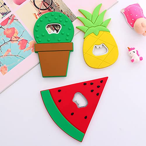 Gadpiparty 2Pcs Bier Opener Leuke Fruit Ananas Watermeloen Vorm Flesopener Wijn Bier Fles Opening Tool Voor Hawaiian… - Afbeelding 8