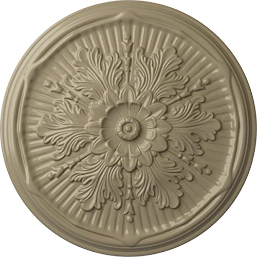 Ekena Millwork CM21LUGDF Luton Ceiling Medallion, Gobi Desert