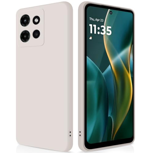 Coque silicone protection intégrale Motorola Moto G 5G 2025 blanc