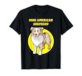 Mignon rouge Merle Mini berger américain (yeux marrons) T-Shirt