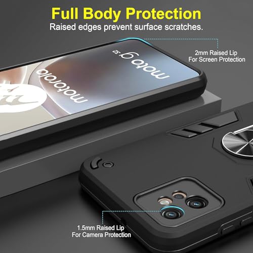 Image of NDCOM for Moto G32 Cover - Premium Motorola G32 Back Cover, Enhance Your Device with Our Moto G32 Back Cover Ring Holder Case