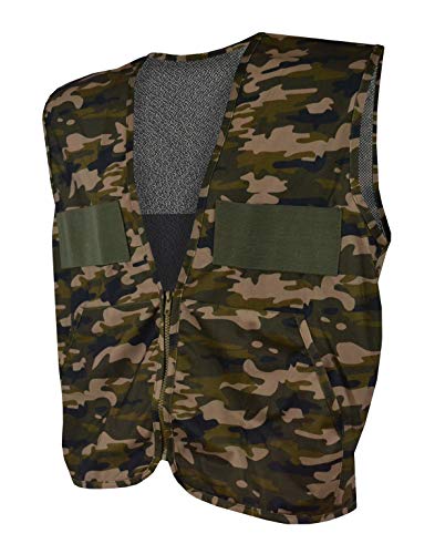 Image of Quietwear Unisex Camo Hunting Vest with Game Bag