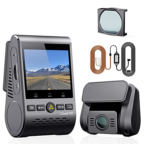 ã€Bundle: VIOFO A129 Plus Duo with GPS + CPL + Hardwire Cableã€‘ VIOFO Dual Dash Cam, 2K 1440P 60fps+1080P 30fps Front and Rear Dash Camera with Wi-Fi GPS, Parking Mode, Super Capacitor (A129 Plus Duo)