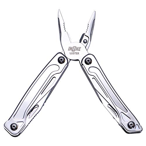 INONE Luster Multi Tool for Survival, Camping, Fishing, Hunting, Outdoor Pocket Knife Multitool