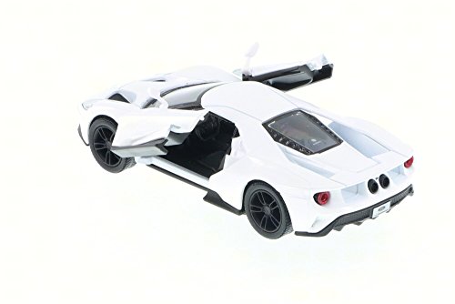 Modelo a escala 1:38 Ford GT 2017 blanco 5 pulgadas miniatura 4