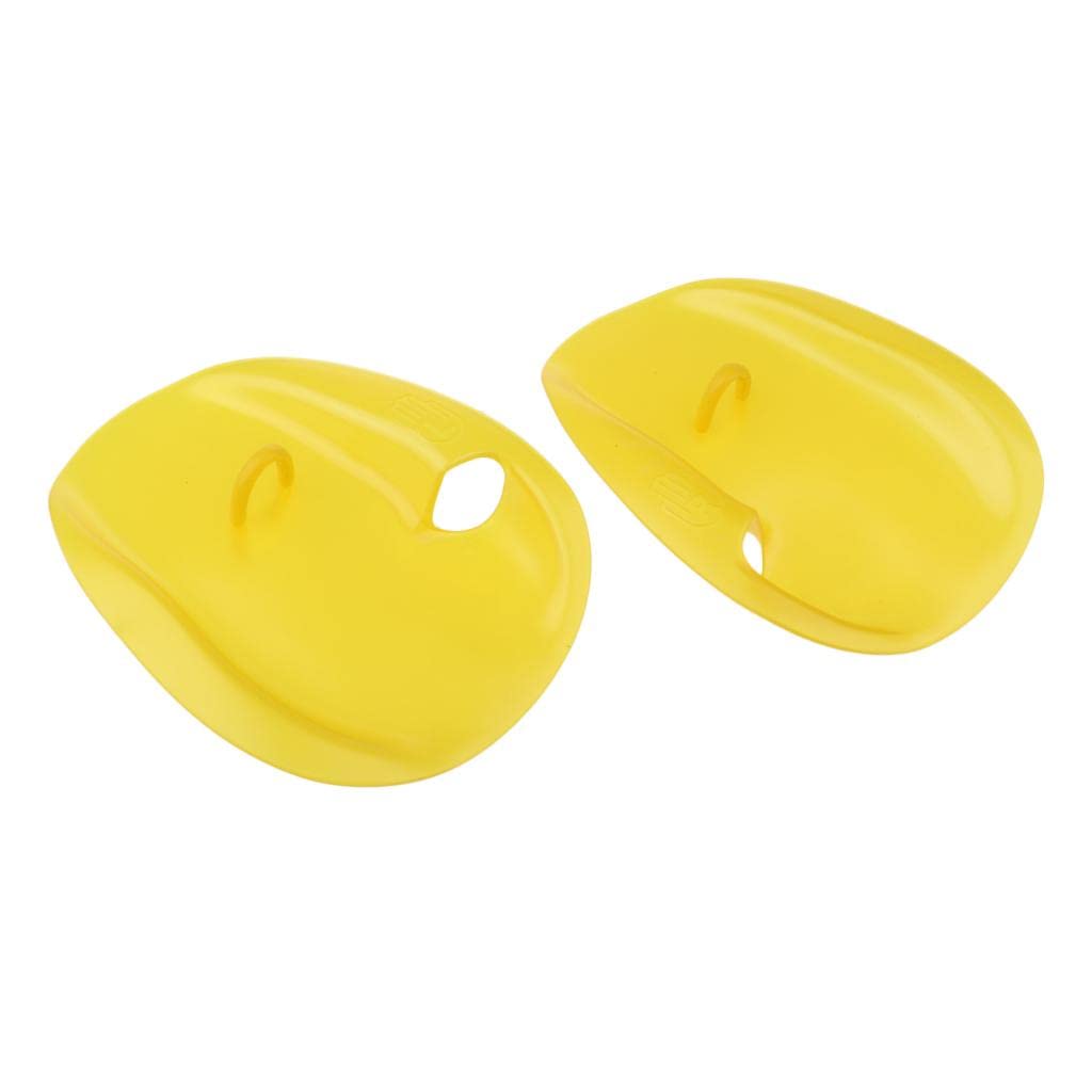 1 paire de gants d'entraînement pour la natation - Jaune - Taille M