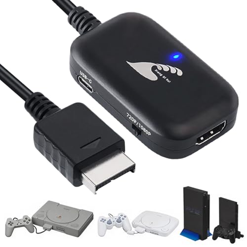 Amazon | PS1/PS2 HDMI 変換 コンバーター プレステ2 HDMI 変換 
