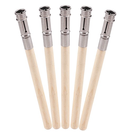 10 Best Colored Pencil Extenders That Every Artist Should Try 1 GTHER Wooden Pencil Extender Holder (5PCS)