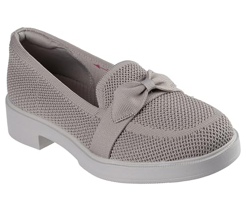 Skechers Modern Comfort Women's Women's Cleo Taylor-Desire Sneaker, Taupe, 9.5