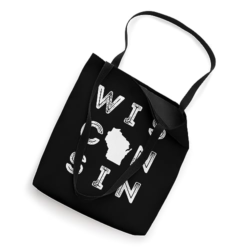Bolso Tote Vintage Retro Wisconsin Home State miniatura 2