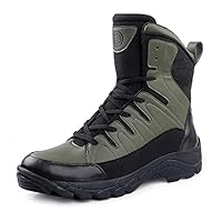 Bacca Bucci FLAME Original 7-Eye Moto Inspired Mild water proof High top ankle Snow boots for Men