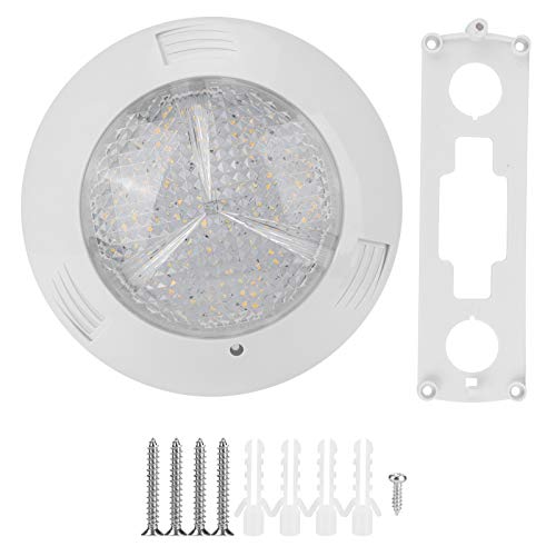 Pyltha Lampada Subacquea per Piscina 160LED, IP68 Impermeabile, 18W AC12V, Bianco, Faro Pool Light Par56 RGB Faro Piscina LED Par 56 - Alta Luminosità, Ampio Angolo 120 Gradi, Ideale pe