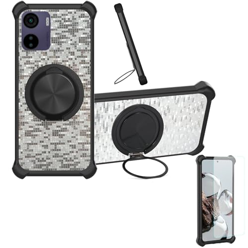�Ή� Sky Devices Elite D65 �P�[�X Phone Case [1�� 9H+�d�x���� �K���X�t�B����][360°��]���X�^���h�A�}�O�l�b�g��]CX-21-HEI