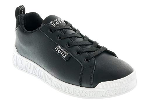 Versace Sneakers Basse Jeans Couture Bianche/Nere