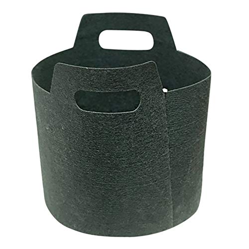 Upxiang Durable Pot de Fleurs Non Tissé Respirant Perméable Biodégradables Godet pour Semis Pots de Tissu Plante Planteur Outil de Jardin