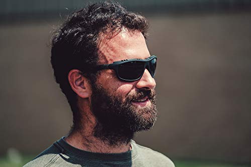 Wynd Blocker Airdam Sunglasses Motorcycle Riding, Driving, Fishing, Boating Wrap (Military Green | Amber) #TOP6