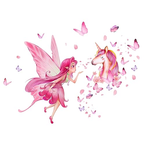 Vinilos decorativos con unicornios para habitación infantil